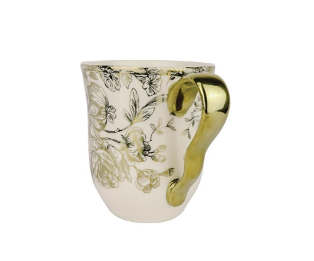 Gelas Mug Cangkir Keramik Hawthorne Ceramic Mug Lumikasa - Gold