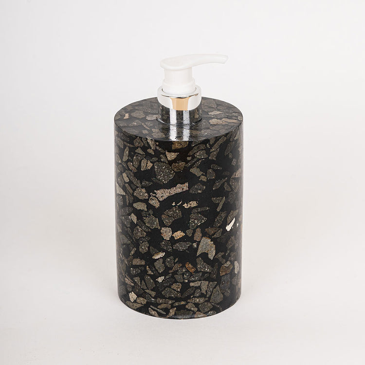 TMAC Balneo Terrazzo Charcoal Black Soap Dispenser