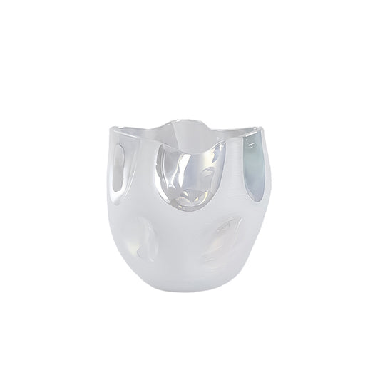 Lumikasa Concave Frosted Vase Small