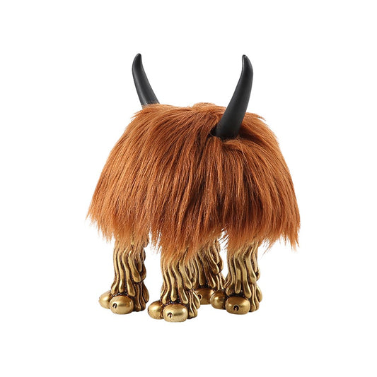 Lumikasa Cattle Ornament Brown