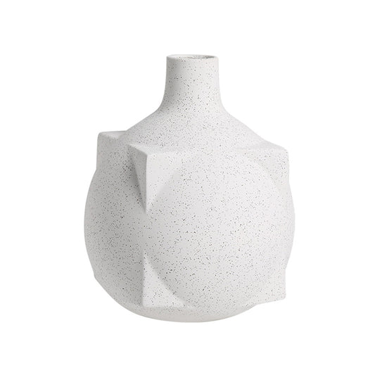 Lumikasa Square Ball Vase White