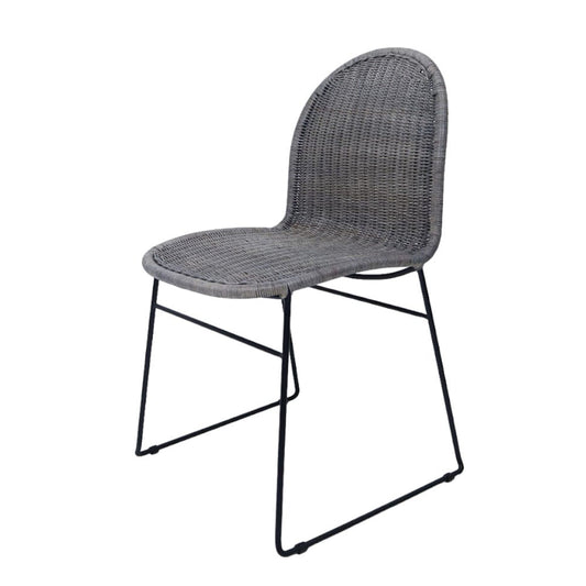 Balagi Otto Dc Dining Chair Dark Grey Stain