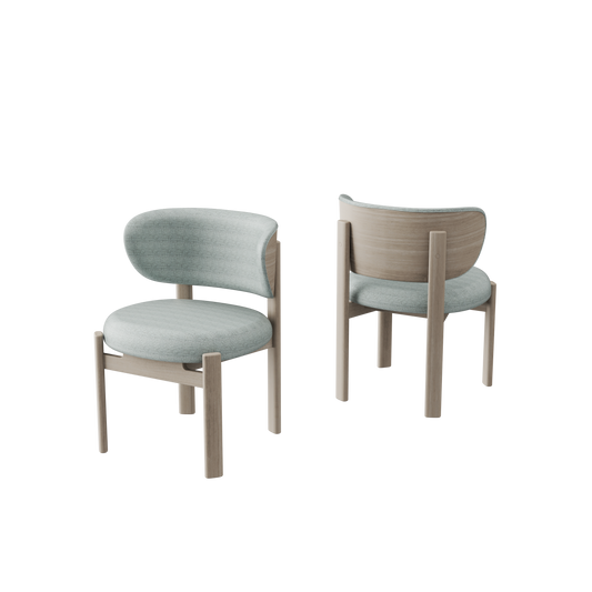 Tedong Dining Chair Breeze Oak - Beige