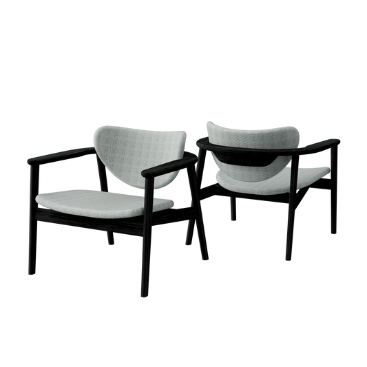 Anoa Lounge Chair Black Sucupira - Tofu