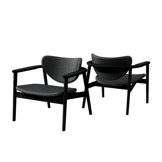 Anoa Lounge Chair Black Sucupira - Shadow