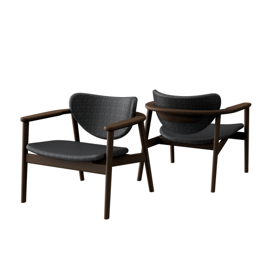 Anoa Lounge Chair Smoked Walnut - Shadow