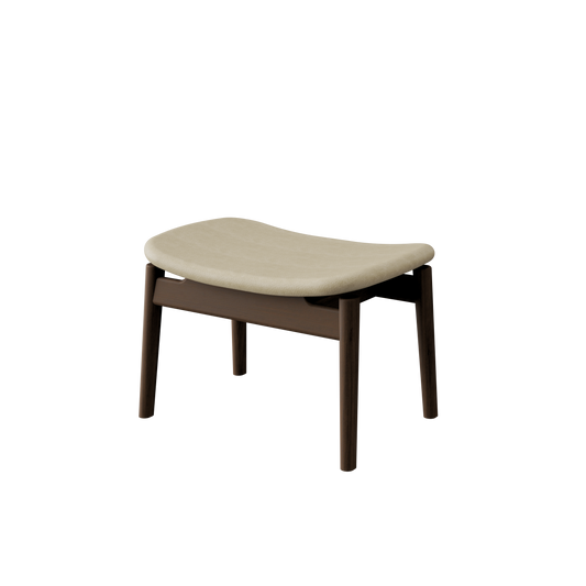 Anoa Ottoman Smoked Walnut - Khaki