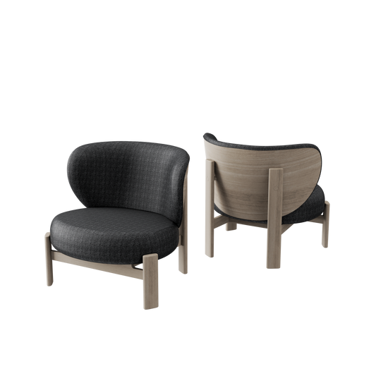 Tedong Lounge Chair Breeze Oak - Shadow
