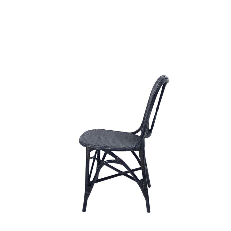 Balagi Cd 529 Dining Chair Armless Black Stain