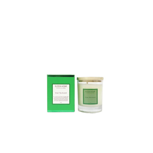 Euodia Home Green Tea Accord Travel Soy Scented Candles 60gr