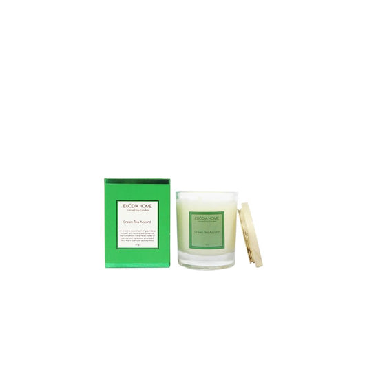 Euodia Home Green Tea Accord Travel Soy Scented Candles 60gr