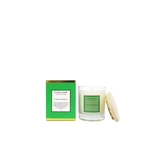 Euodia Home Fresh Lemon Grass Travel Soy Scented Candle 60g