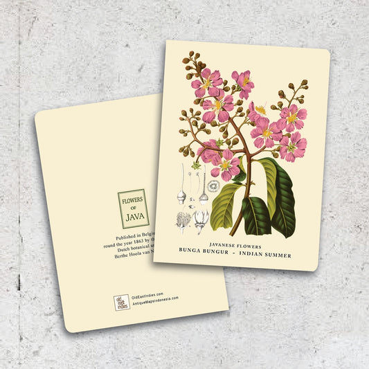 Lumikasa Art Thin Book Bunga Bungur - Crape Myrtle