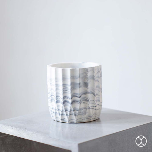 Concreate Alexa Planters Marble