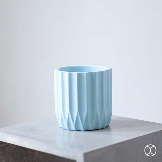 Concreate Alexa Planters Blue