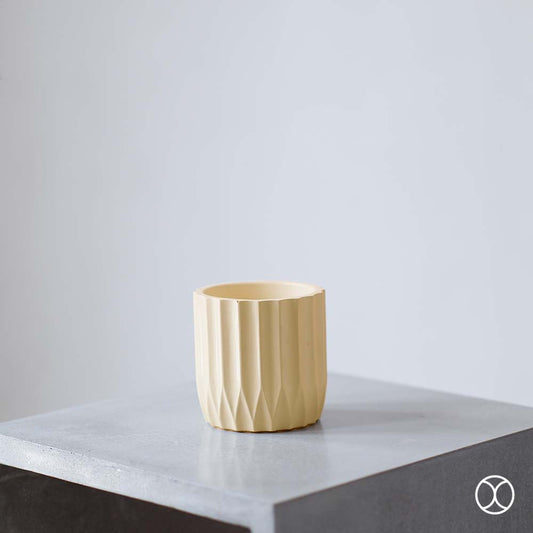 Concreate Alexa Planters Yellow