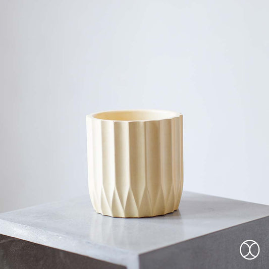 Concreate Alexa Planters Yellow