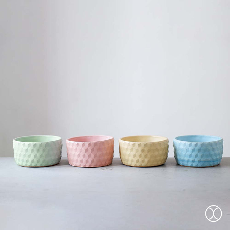 Concreate Samsara Planters Pink