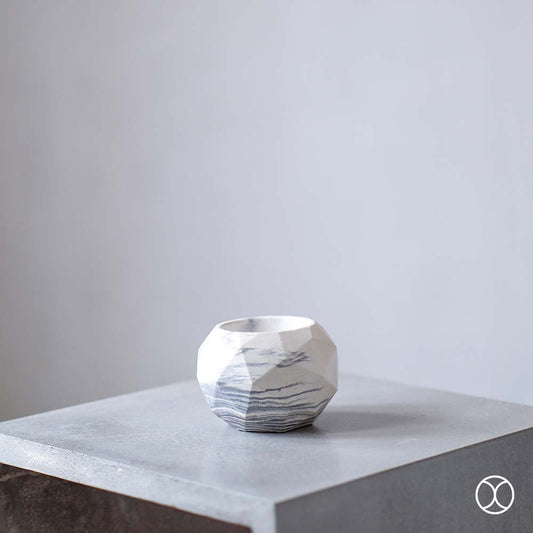 Concreate Reatha Planters Marble