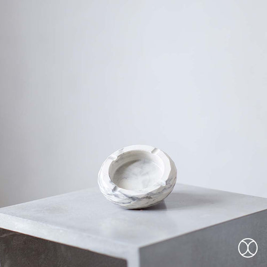 Concreate Luca Ashtray Marble