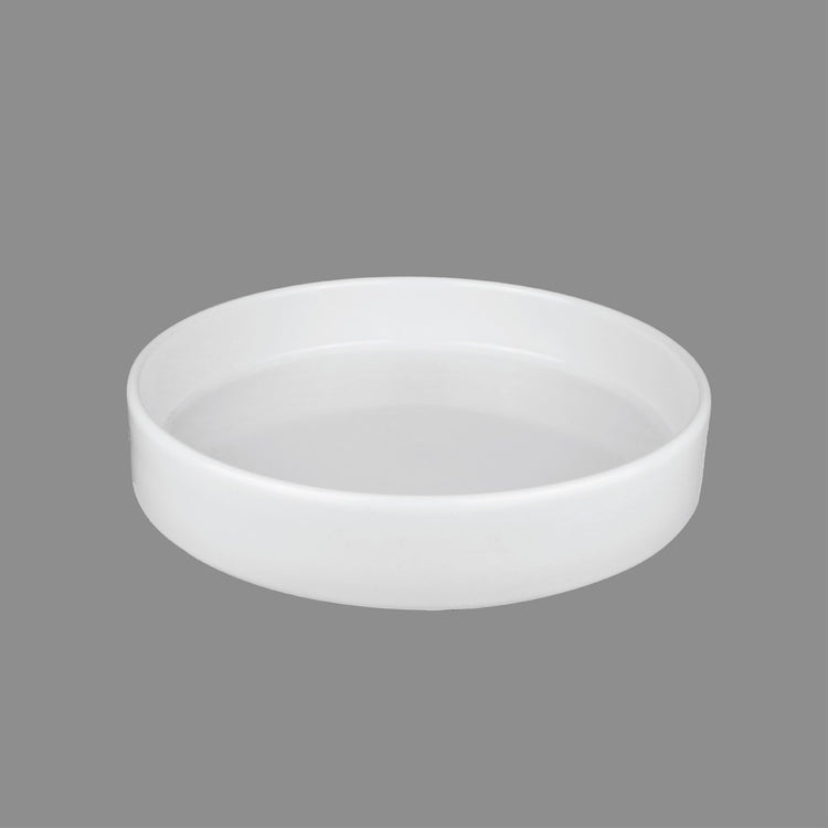 Lumikasa Kaden White Vellum Ceramic Plate