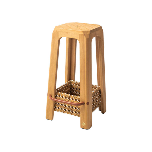 Every Collection BA Counter Stool with Basket Iron in Natural Matte