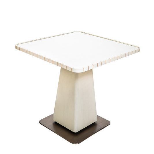 Every Collection WINNOW Bistro Rattan Side Table Light Ash - Square