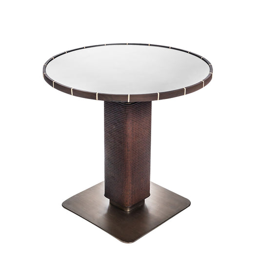 Every Collection WINNOW Bistro Side Table Walnut - Round