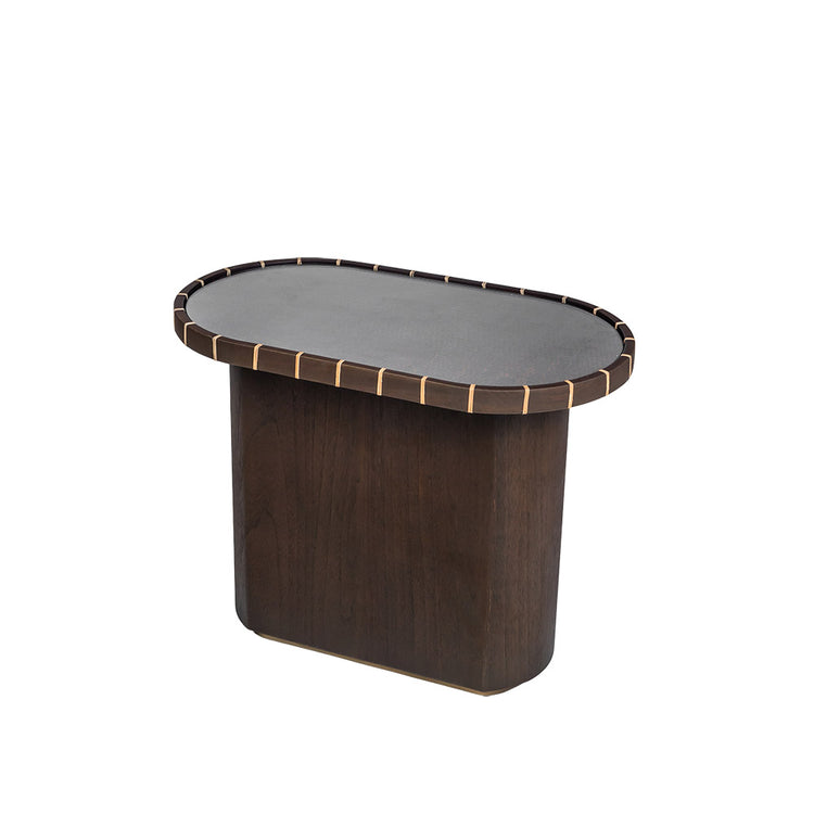 Every Collection WINNOW Site Coffee Table Red Walnut - Oval