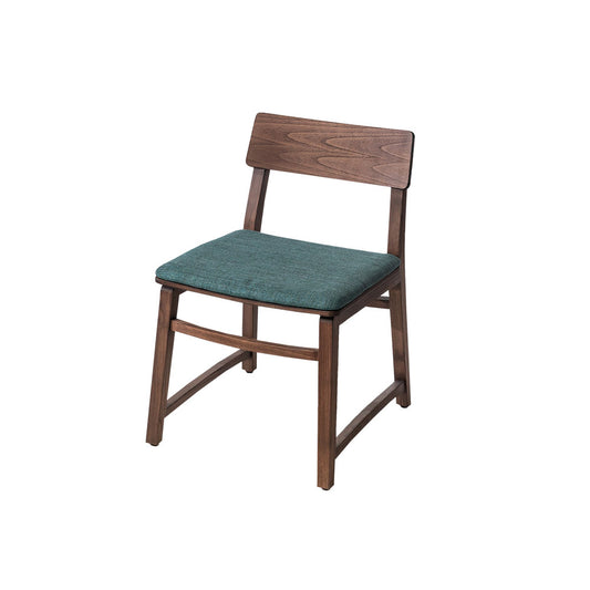 Every Collection SKHOLA Lounge Chair Walnut - Turquoise Cushion