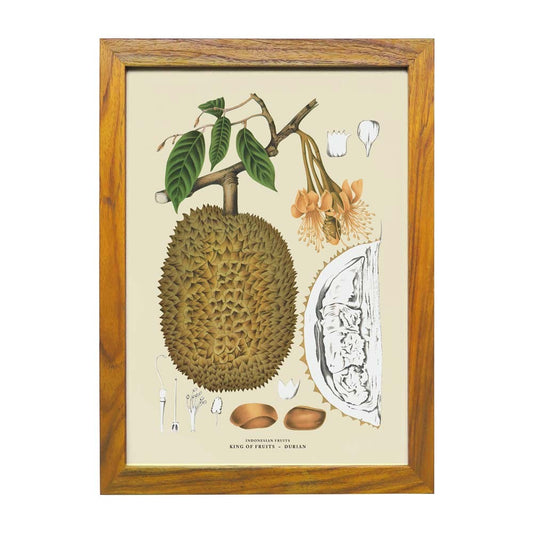 Lumikasa Art Durian - King of Fruits Frame Large