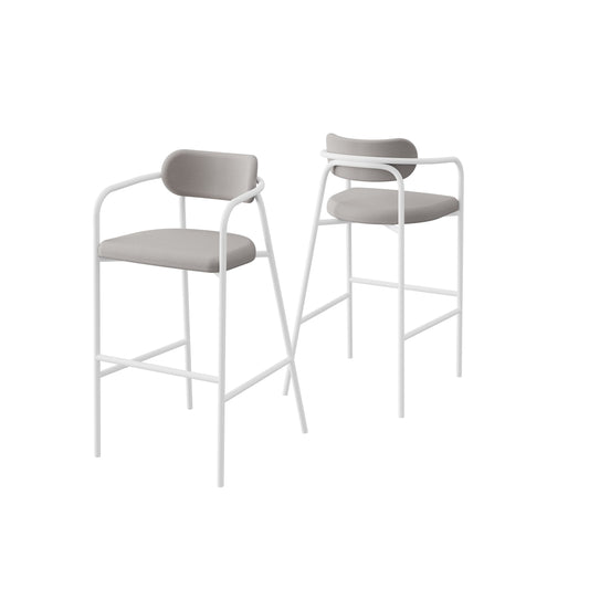 Lumba Bar Stool White