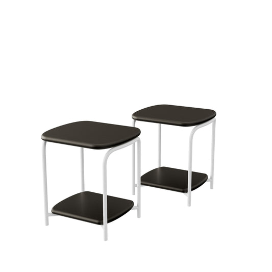 Lumba Side Table White