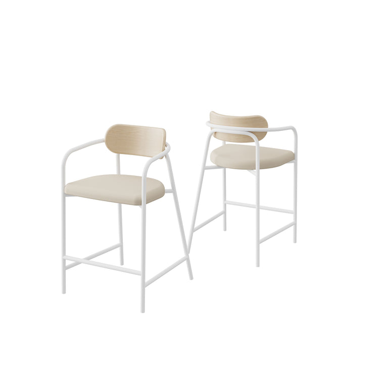 Lumba Counter Stool White